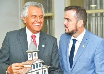 Ronaldo Caiado e Gustavo Mendanha | Foto: Rodrigo Estrela