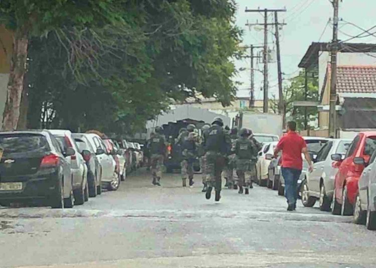 Grande movimentação no complexo prisional chama a atenção em Aparecida | Foto: Reprodução