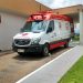 Ambulância do Samu levou vítima para o Heapa | Foto: Leitor / FZ