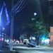 Capotamento de viatura da PM na Avenida 85 assustou moradores da região na madrugada desta 4ª feira (18) | Foto: Leitor / FZ