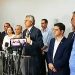 Ronaldo Caiado e Iris Rezende em entrevista coletiva no Paço Municipal | Foto: Folha Z