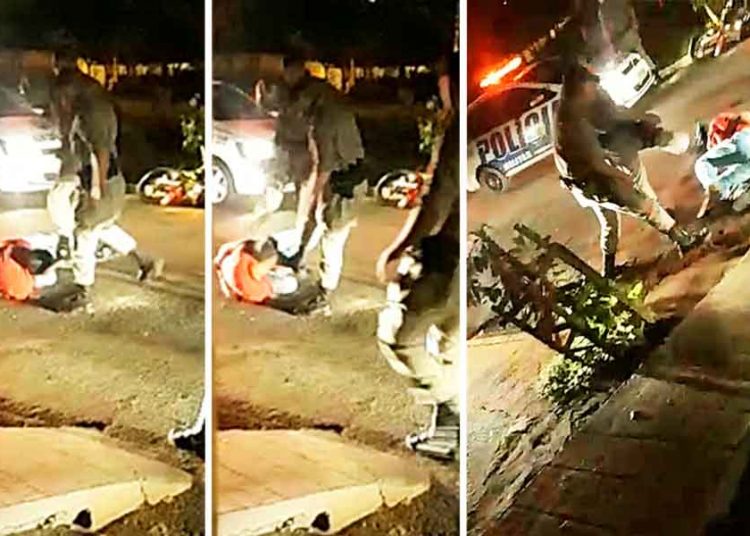 VÍDEO: Testemunhas gravaram ação da PM em ocorrência no setor Morada do Sol, em Goiânia | Foto: Reprodução