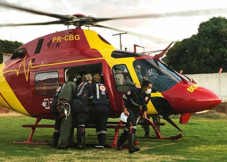 Bebê se afoga em Aparecida e Bombeiros e Samu fazem resgate | Foto: Divulgação/CBM-GO