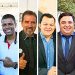 Lista do PTC Aparecida inlcui: Tia Deni, Antônio Neto, Edinho, Hanleryo Arantes, Leandro da Pamonharia e Wilker Suldamerica | Foto: Montagem / FZ