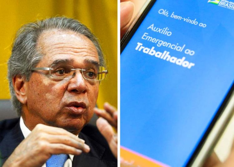 Paulo Guedes diz que auxílio emergencial pode ser prorrogado por "1 ou 2 meses" | Fotos: Agência Brasil