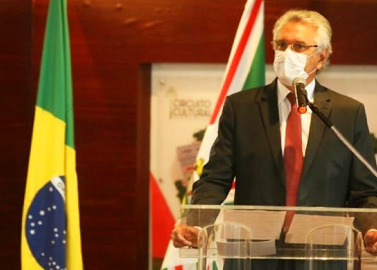 Caiado volta a clamar por fechamento do comércio e atividades não essenciais a prefeitos goianos | Foto: Divulgação/Governo de Goiás