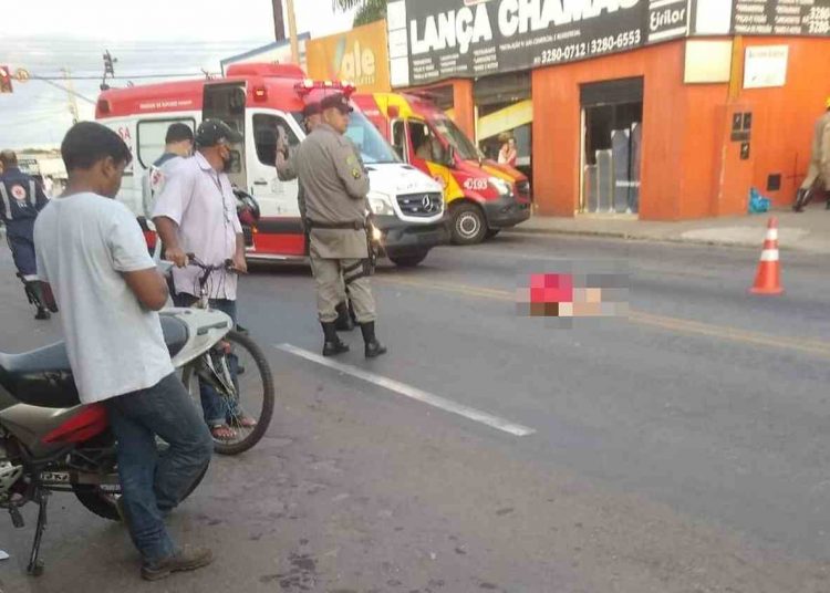 mulher atropelada Vila Brasília