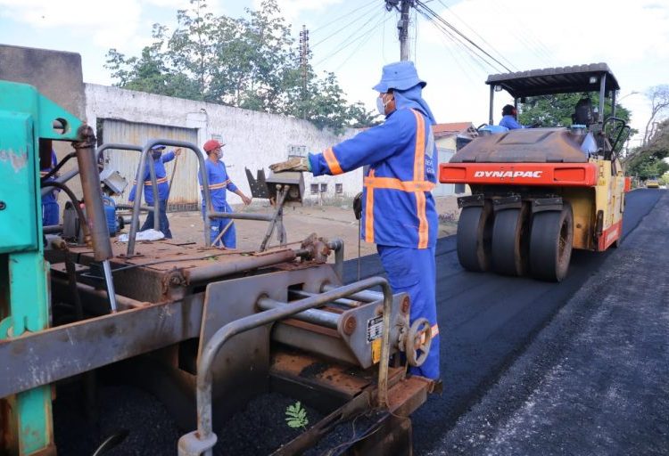 pavimentação bairros Goiânia