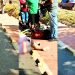 Motociclista ficou ferido em acidente na baixada do Independência, em Aparecida | Foto: Reprodução