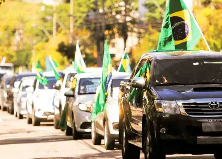 Carreata convocada para sábado (4) protestará contra o lockdown de 14 dias em Goiânia | Foto: Reprodução