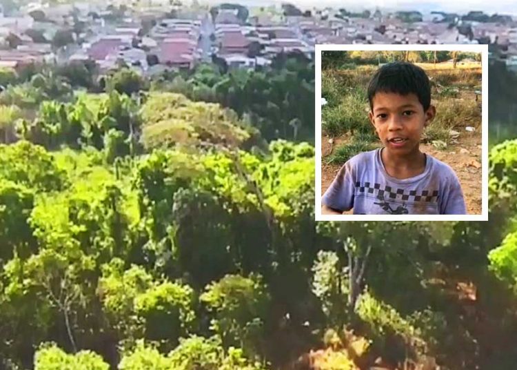 Danilo de Souza Silva, de 7 anos, teria sido morto afogado em uma poça de lama, no setor Parque Santa Rita, em Goiânia | Foto: Reprodução