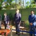 Cerimônia na Área verde do Palácio divulga novo decreto de reabertura do comércio de Goiânia | Foto: Folha Z