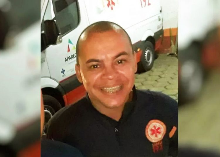 Socorrista do Samu, Edgar Mamede morreu em um acidente de moto no Veiga Jardim, em Aparecida | Foto: Reprodução