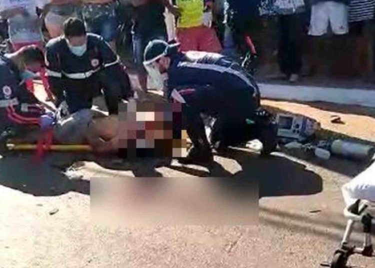 motociclista gravemente ferido Tiradentes