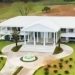 Arquitetura segue estilo da Casa Branca, nos EUA | Foto: Reprodução