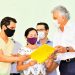 Governador Ronaldo Caiado entrega escrituras a 35 moradores em solenidade que marca início de coleta de 165 assinaturas por parte da Agehab para regularizar situação de outros imóveis em Aparecida de Goiânia | Foto: Junior Guimarães