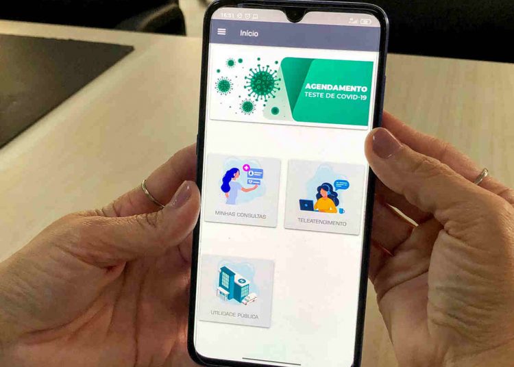 exame covid-19 app Aparecida