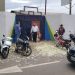 Santinhos e muita sujeira em Aparecida