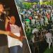 Prefeito Gustavo Mendanha discursa em reunião do vereador Leandro da Pamonharia no Jardim Cascata | Foto: Divulgação