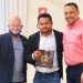 Professor Alcides, Erivelton Contador e André Fortaleza