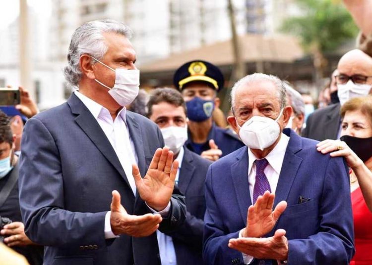 Ronaldo Caiado e Iris Rezende