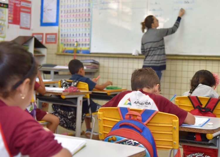 Escola da Rede Municipal de Aparecida de Goiânia | Foto: Rodrigo Estrela