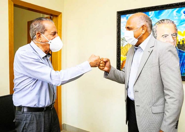 Iris Rezende e Rogério Cruz