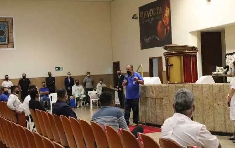 Igreja funcionando durante pandemia - Foto: Divulgação