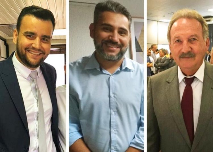 Luan Alves, Johnathan Medeiros e Aristóteles de Paula | Foto: Montagem/FZ