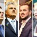 Jair Bolsonaro, Ronaldo Caiado, Gustavo Mendanha e João Campos | Foto: Montagem / FZ