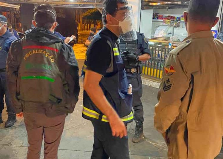 Fiscalização contra Covid-19 em Goiânia - Foto: Divulgação/ Prefeitura de Goiânia