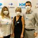 Nova diretora-geral do HMAP, Dulci Xavier foi apresentada pelo diretor técnico Mayler Olombrada e a diretora administrativa Lorena Mota | Foto: Divulgação
