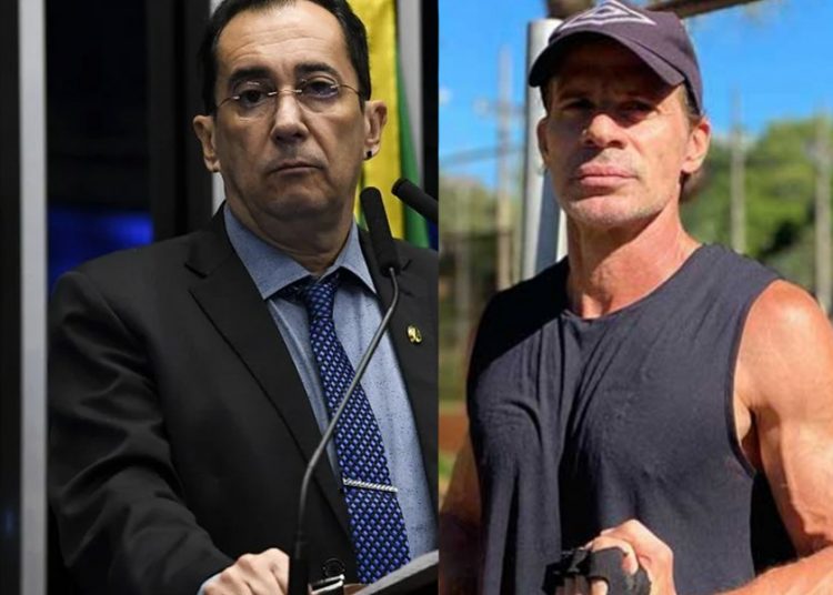 Jorge Kajuru e Túlio Maravilha | Foto: Montagem