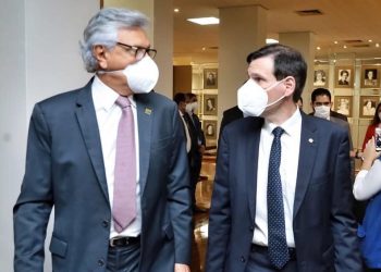 Ronaldo Caiado e Lissauer Vieira | Foto: Reprodução