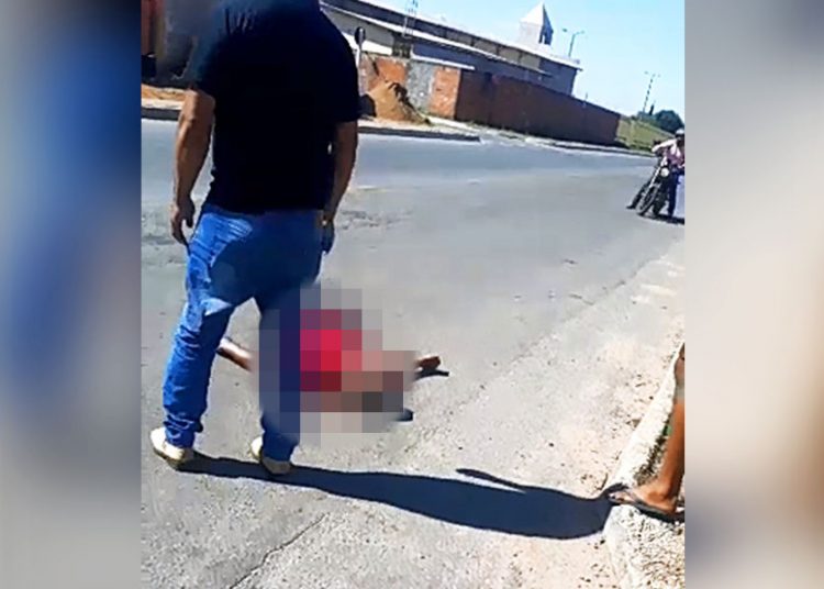 Homicídio no Serra Dourada, em Aparecida | Foto: Leitor / FZ