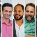 Jhonathan Medeiros (Ciência, Tecnologia e Inovação), Max Menezes (Desenvolvimento Urbano), Vanilson Bueno (Ação Integrada), Veter Martins (Planejamento e Regulação Urbana) e Marlúcio Pereira (Desenvolvimento Econômico) | Foto: Montagem / FZ