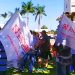 Assembleia do Sindsaúde em frente à Prefeitura de Aparecida de Goiânia | Foto: Divulgação