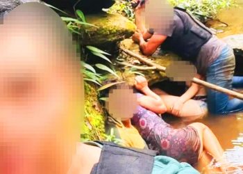 Policiais protegem família que foi feita de refém por Lázaro Barbosa | Foto: Reprodução