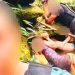 Policiais protegem família que foi feita de refém por Lázaro Barbosa | Foto: Reprodução