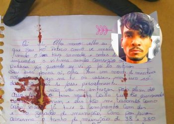 Carta encontrada com Lázaro traz possíveis detalhes sobre chacina no DF | Foto: Divulgação / PCGO
