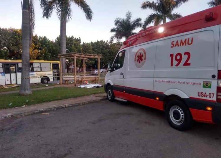 Corpo encontrado próximo ao Terminal da Vila Brasília | Foto: Divulgação/ Samu