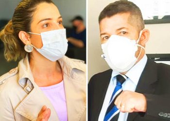 Mayara Mendanha e Delegado Waldir | Foto: Montagem