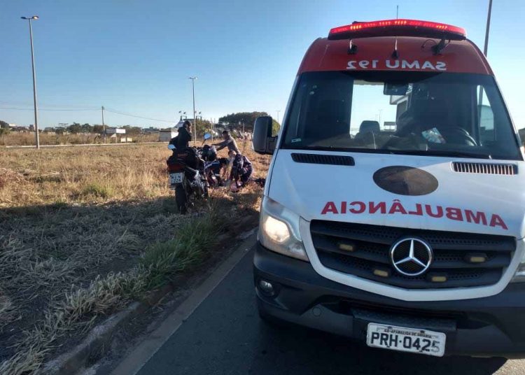 Acidente na GO-040 deixa motociclista ferido | Foto: Divulgação