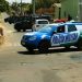 Viaturas da Polícia Militar (PM) em ação no Jardim Buriti Sereno, em Aparecida | Foto: Leitor/FZ