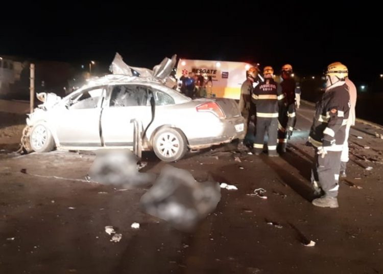 Acidente deixa 6 vítimas fatais na BR-040 | Foto: PRF