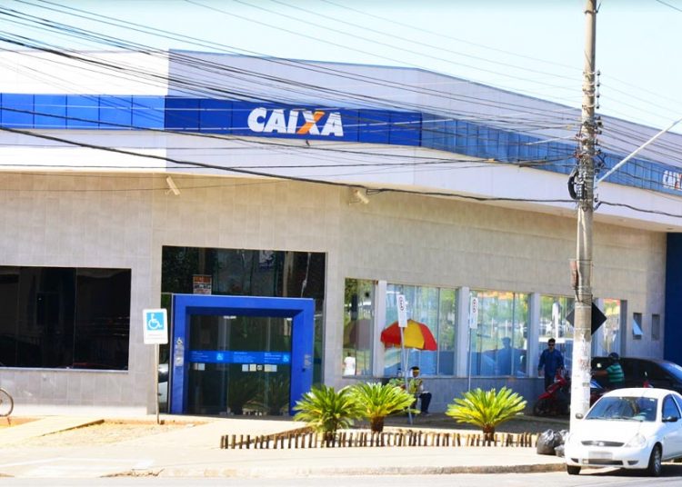 Agência da Caixa Econômica Federal no Village Garavelo, em Aparecida de Goiânia | Foto: Reprodução
