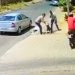 Câmeras flagraram momento em que homem espanca cachorro husky siberiano em Aparecida de Goiânia | Foto: Reprodução