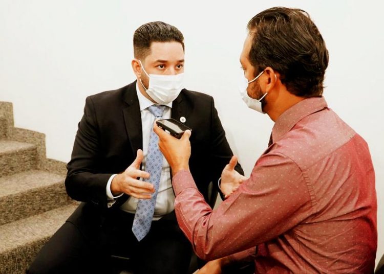 Thialu Guiotti (Avante) em entrevista | Foto: Folha Z