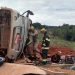 Motorista teve de ser removido por bombeiros  | Foto: Divulgação