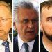 João Campos, Ronaldo Caiado e Gustavo Mendanha | Foto: Montagem/Folha Z